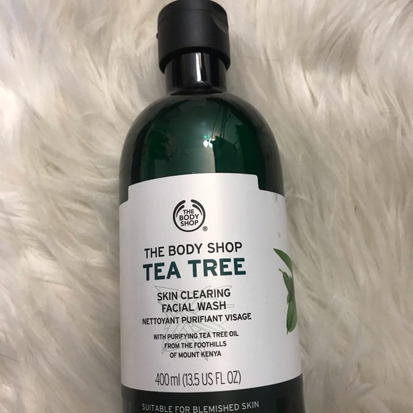 the body shop tea tree oil skin clearing facial wash